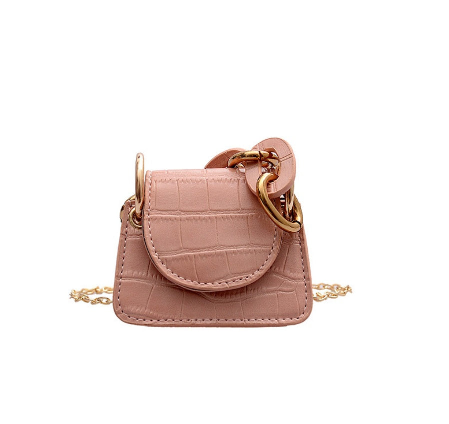 Crossbody shoulder bag small square bag