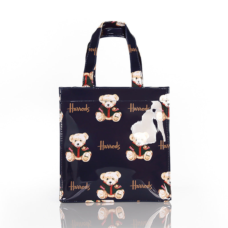 Letter printed handbag