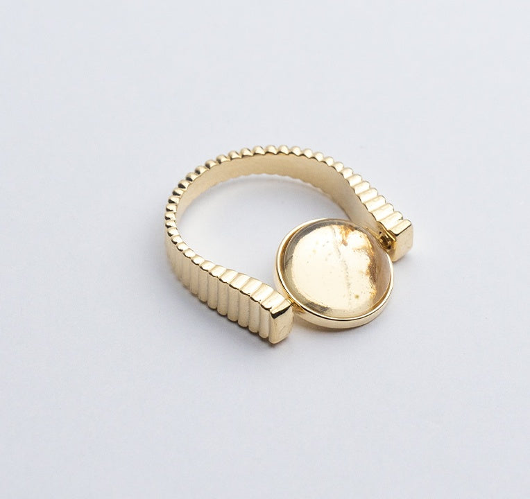 Original Fidget Spinner Rings Natural Stone Rings Replaceable Spinners For Anxiety And Stress Relief Jewelry Gifts