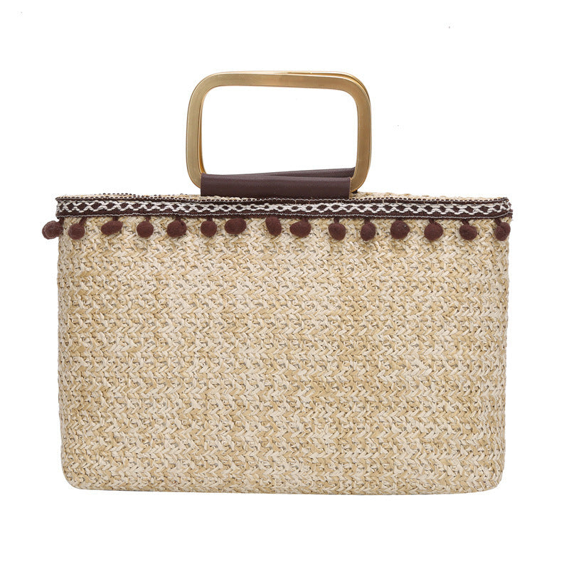 Printed Handbag Ladies Shoulder Bag Casual Fabric Shopping