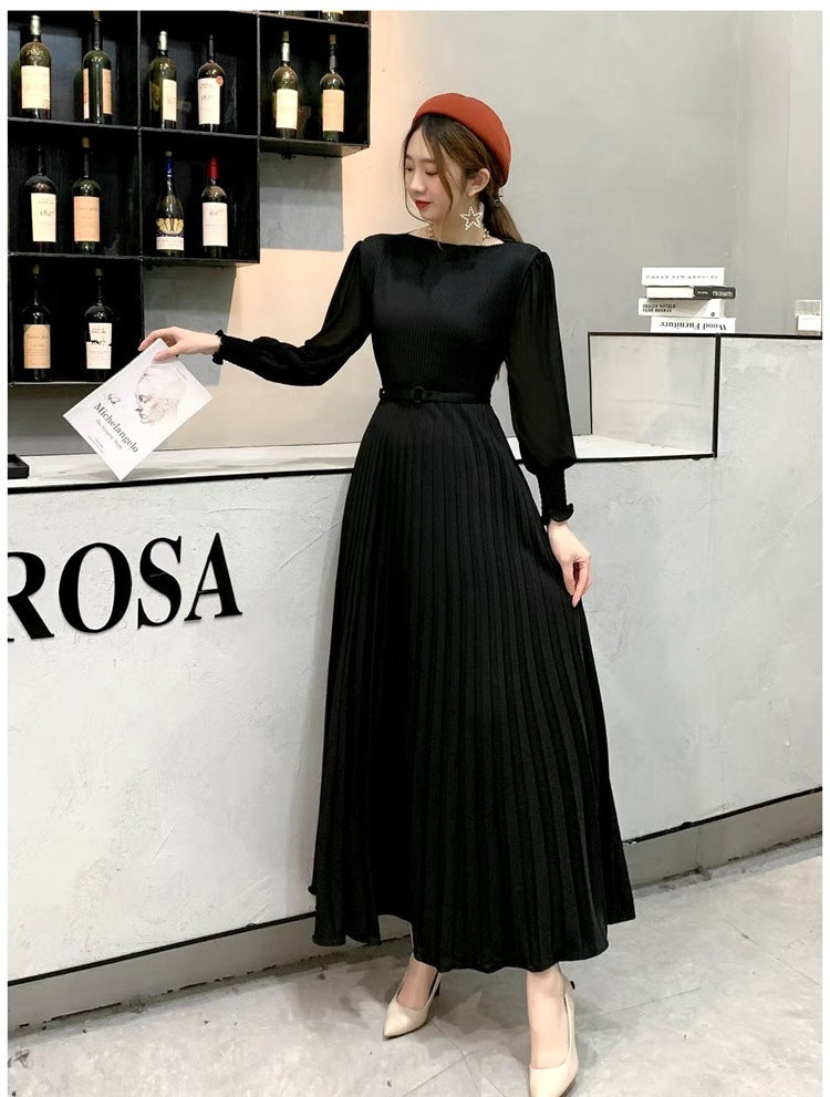 Spring New French Dress Long