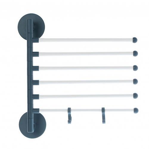 Perforation-free Multi-purpose Rotating Towel Rack For Household Products