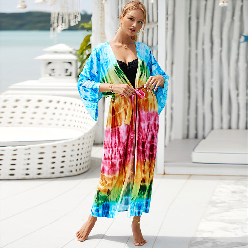 New Style Beach Printed Swimsuit Cover Ups