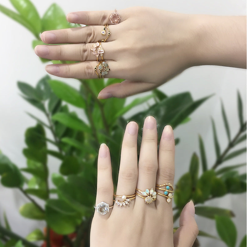 Petals can be combined with rings