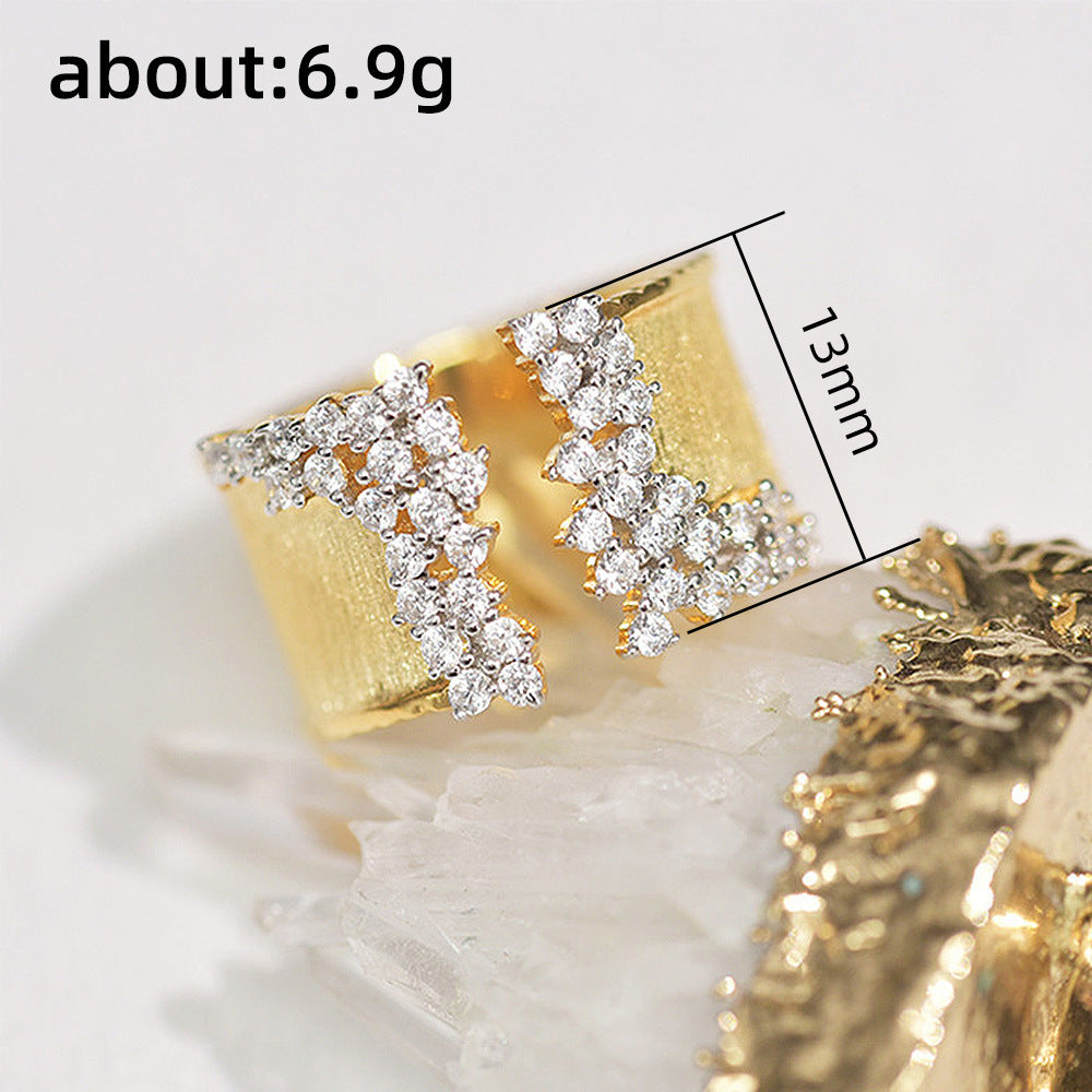 Women's Luxury Micro Set Zircon Ring