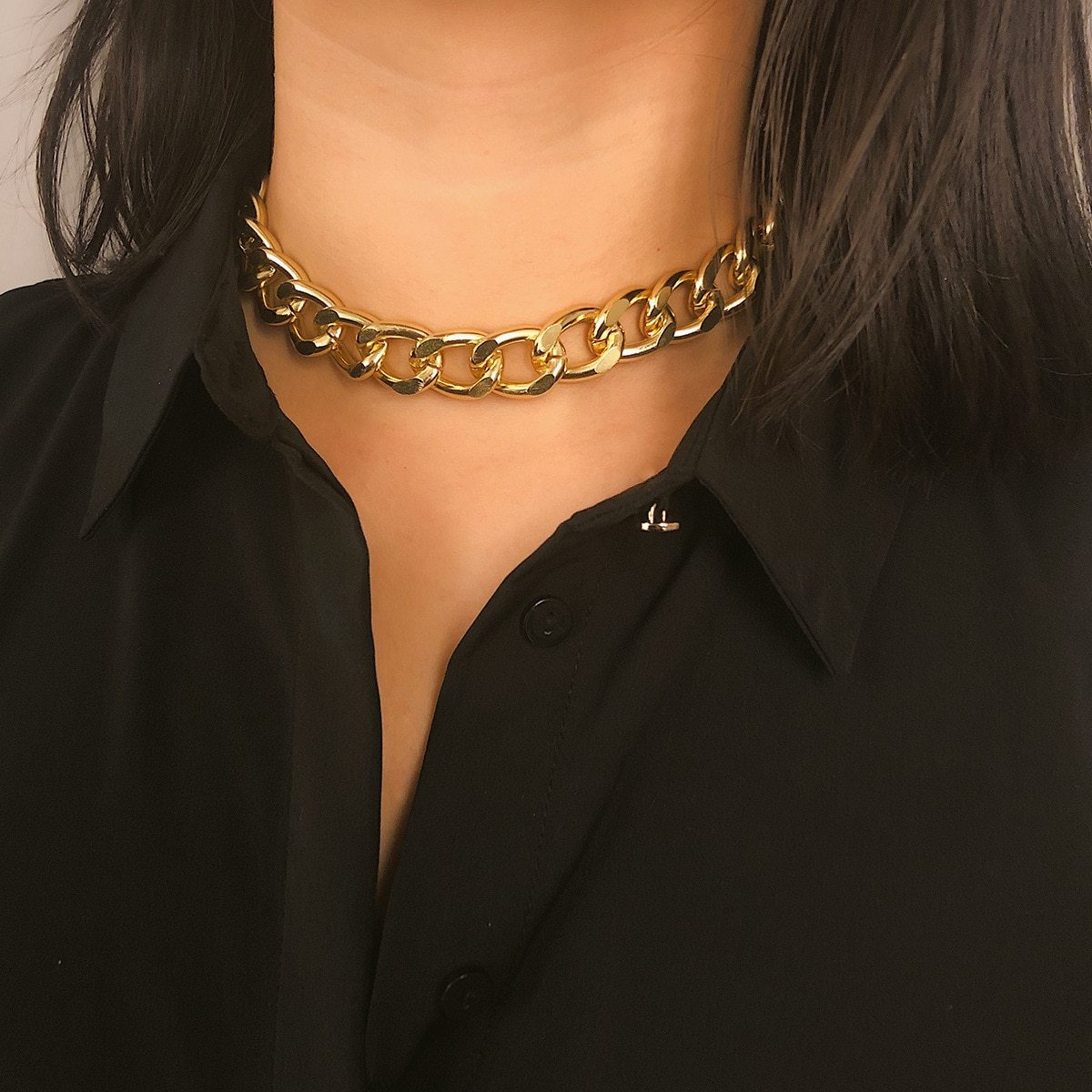 Metal necklace chain