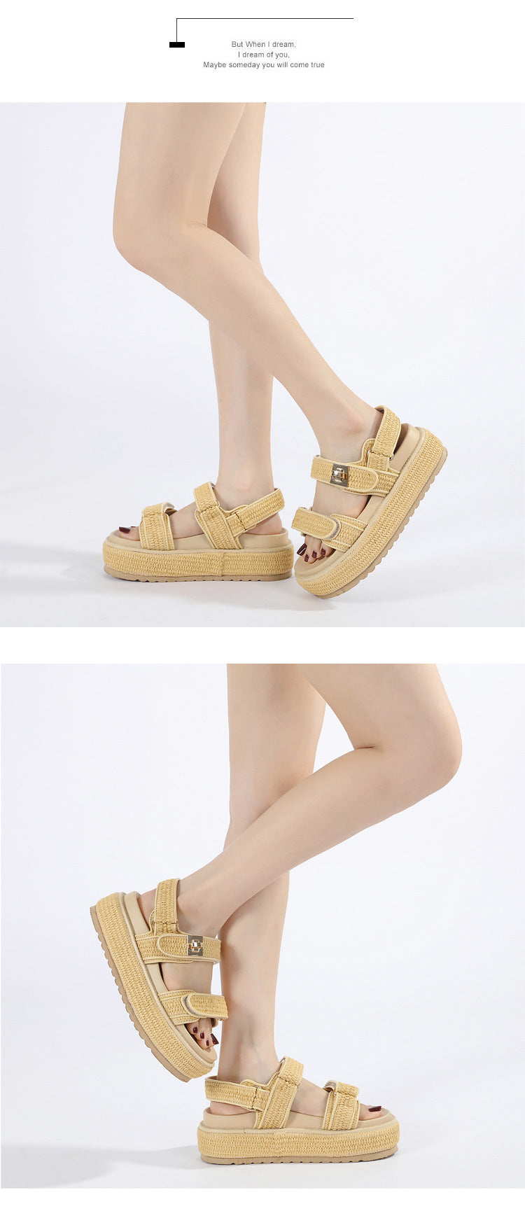 Women's Summer Open Toed Woven Hollowed Flat Sandals