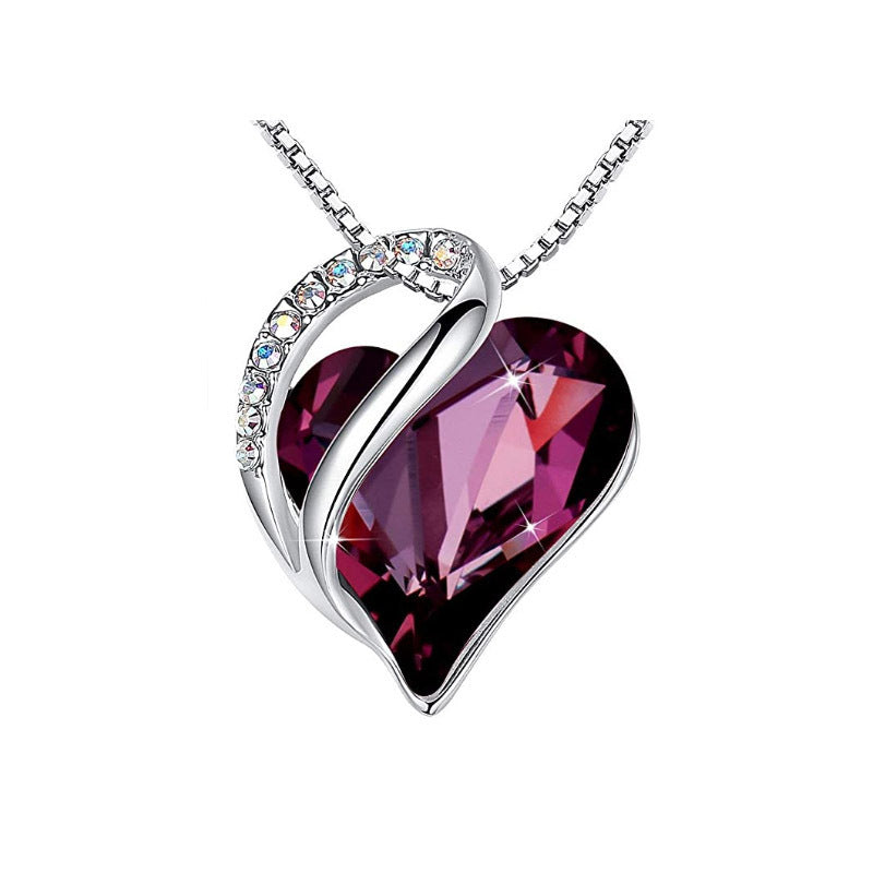 New Hot Sell Heart Shaped Crystal Pendant