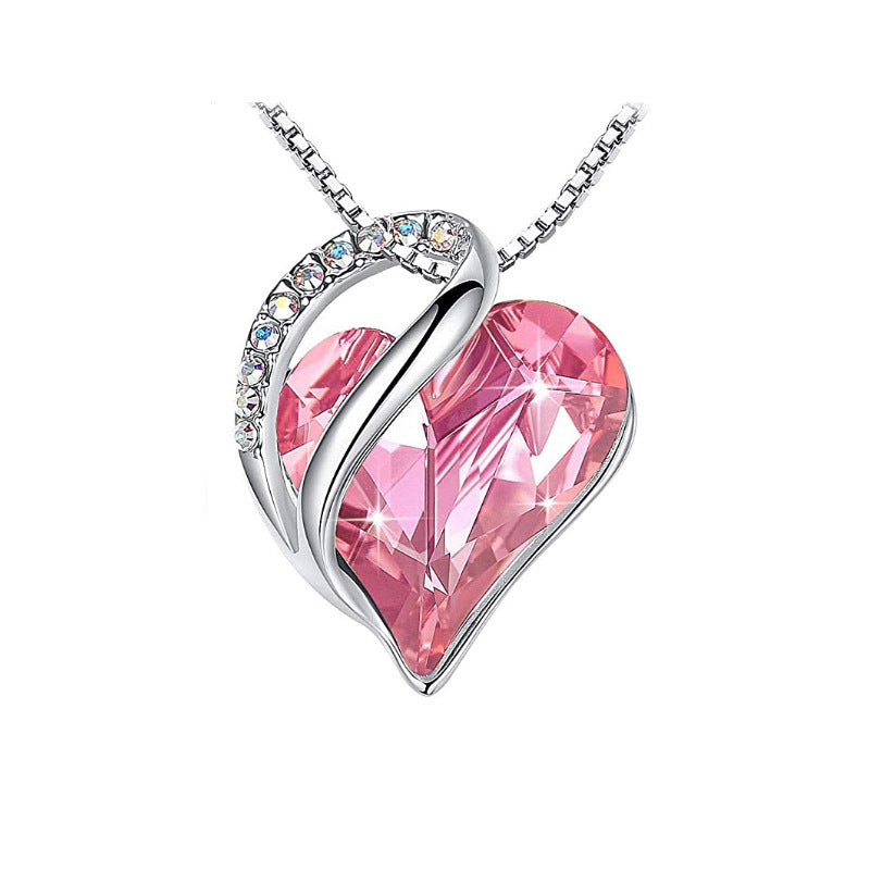 New Hot Sell Heart Shaped Crystal Pendant