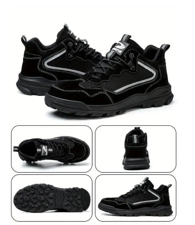 Anti-smash And Stab-proof Labor Protection Shoes Lightweight EVA Soft Sole