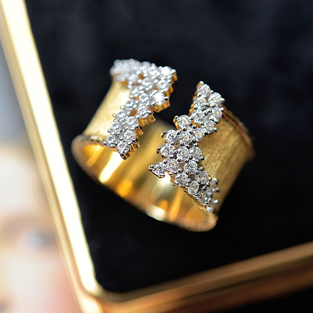 Women's Luxury Micro Set Zircon Ring