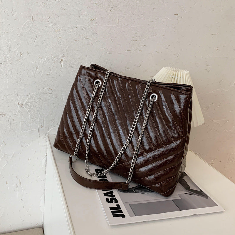 Chain shoulder bag crossbody all-match tote bag