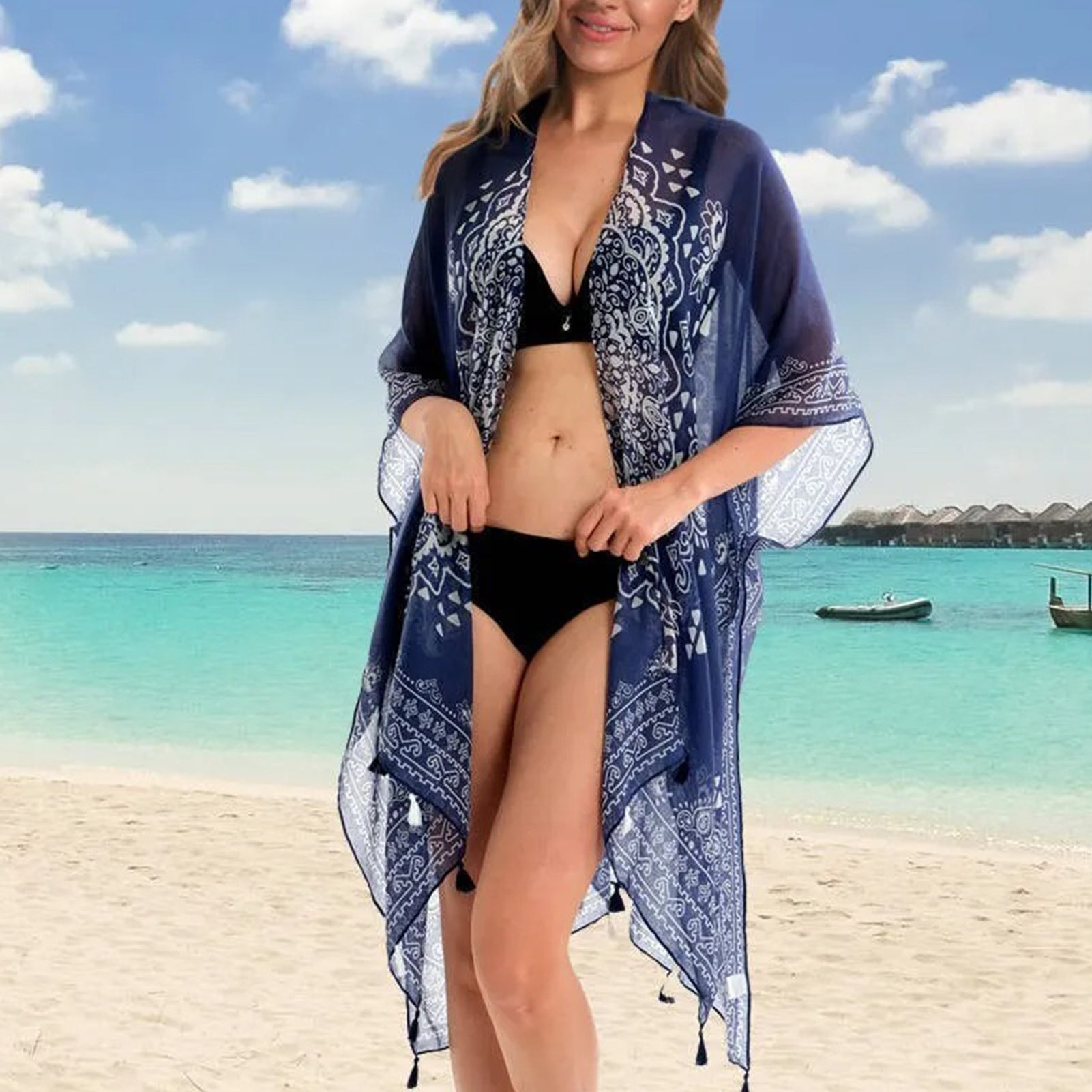 Swimwear Cover Up Stylish Lightweight Comfortable Sun Protection Women Bikini Cover Ups for Beach Swimming Pool