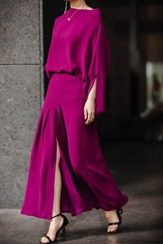 Spring ladies temperament women's long dress