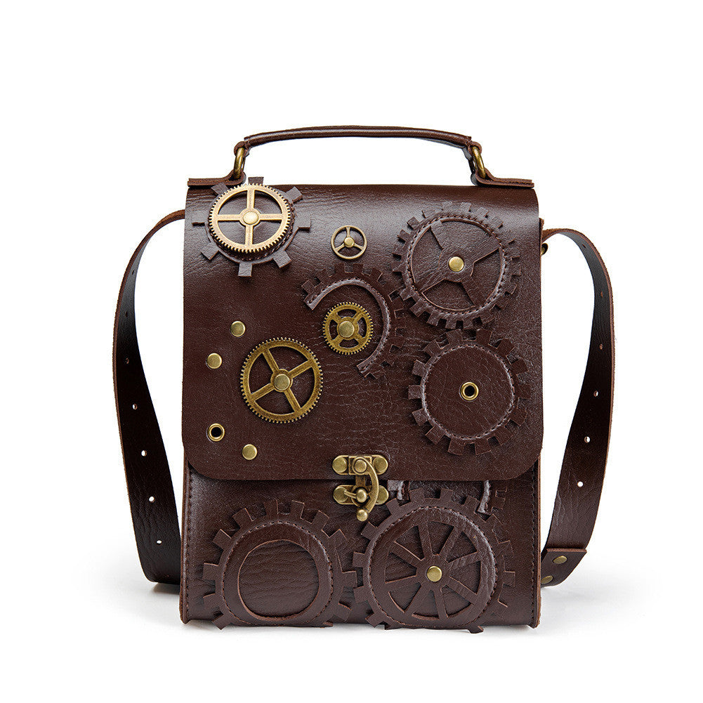 Retro style women's shoulder messenger bag