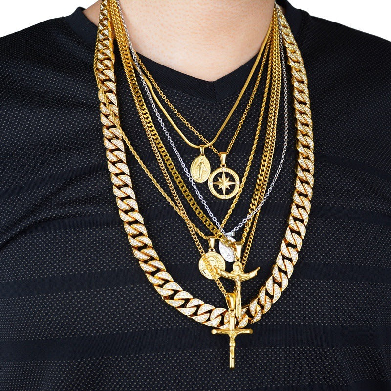 Cross Necklace Men's And Women's Necklace