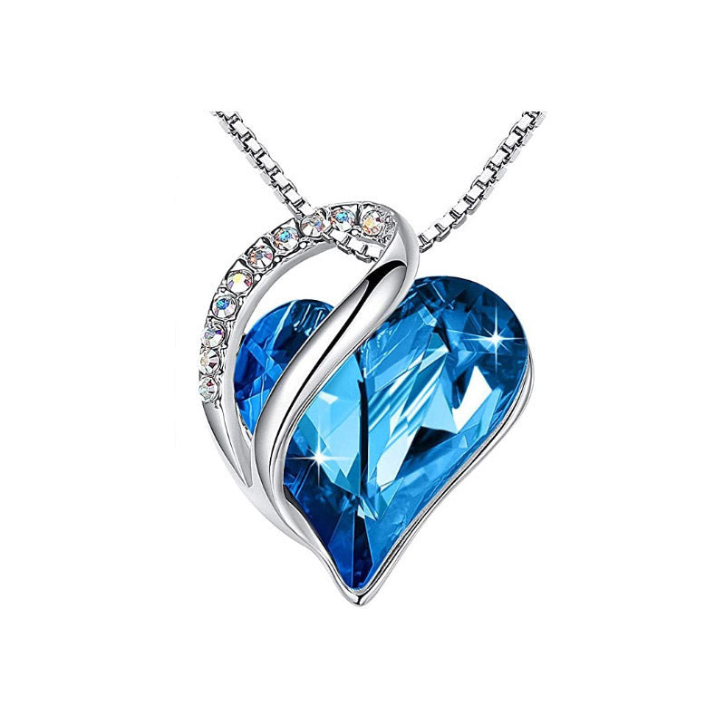 New Hot Sell Heart Shaped Crystal Pendant