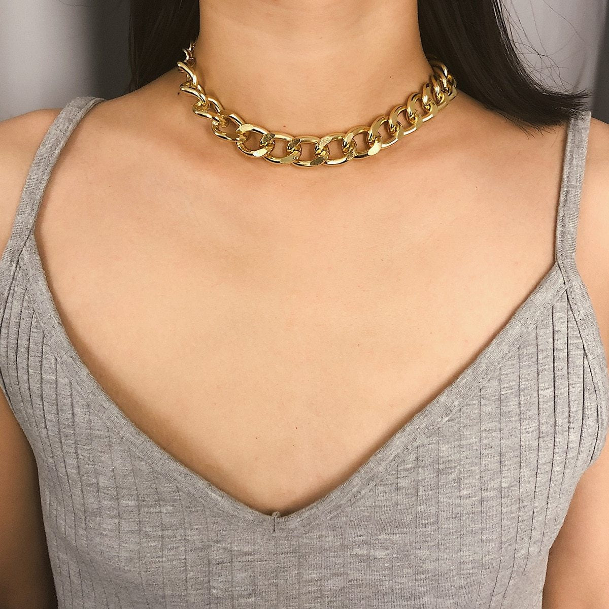 Metal necklace chain