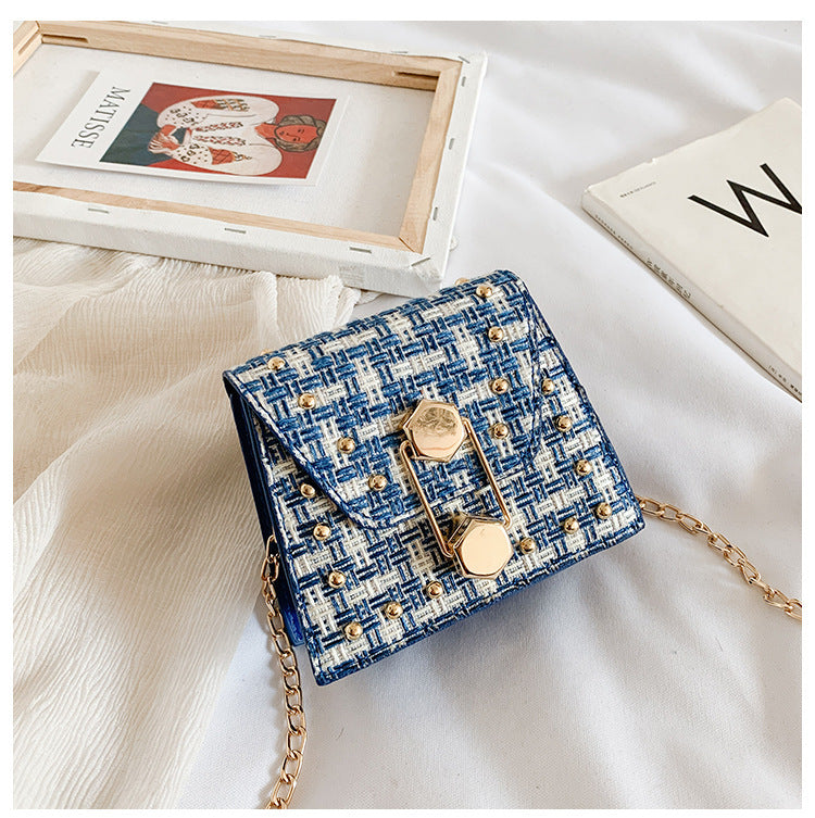 Woolen crossbody bag