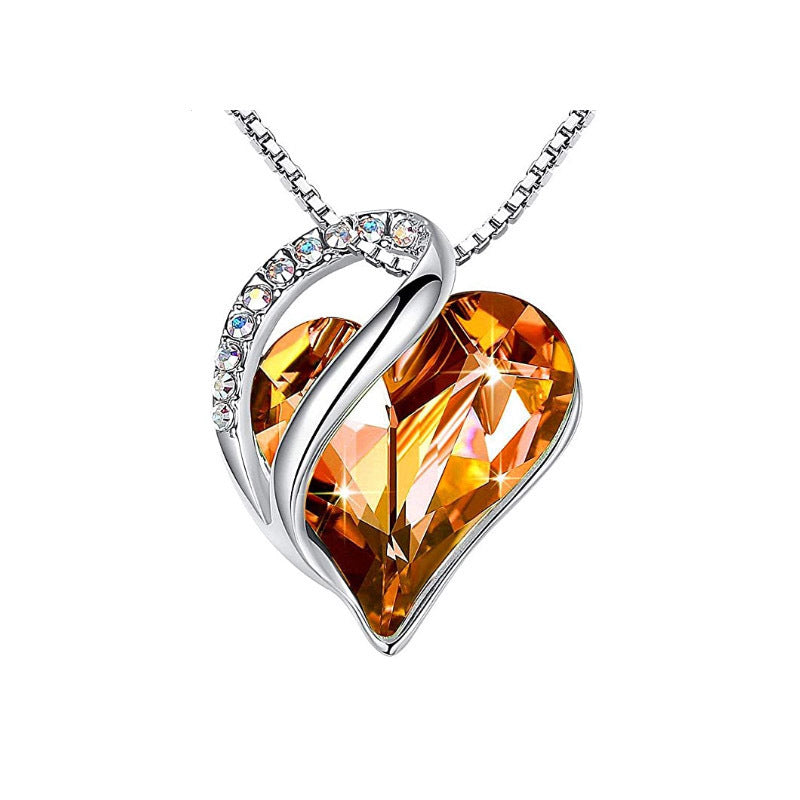 New Hot Sell Heart Shaped Crystal Pendant