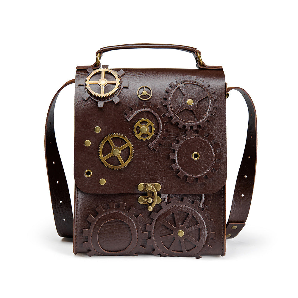 Retro style women's shoulder messenger bag