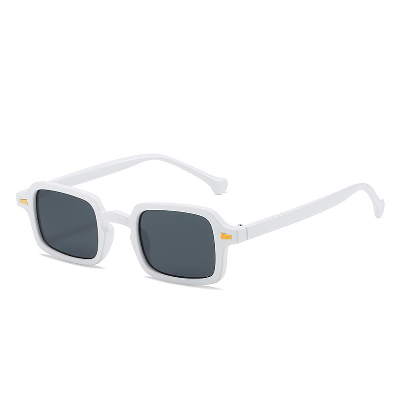New Vintage Square Rivet Glasses - Lena