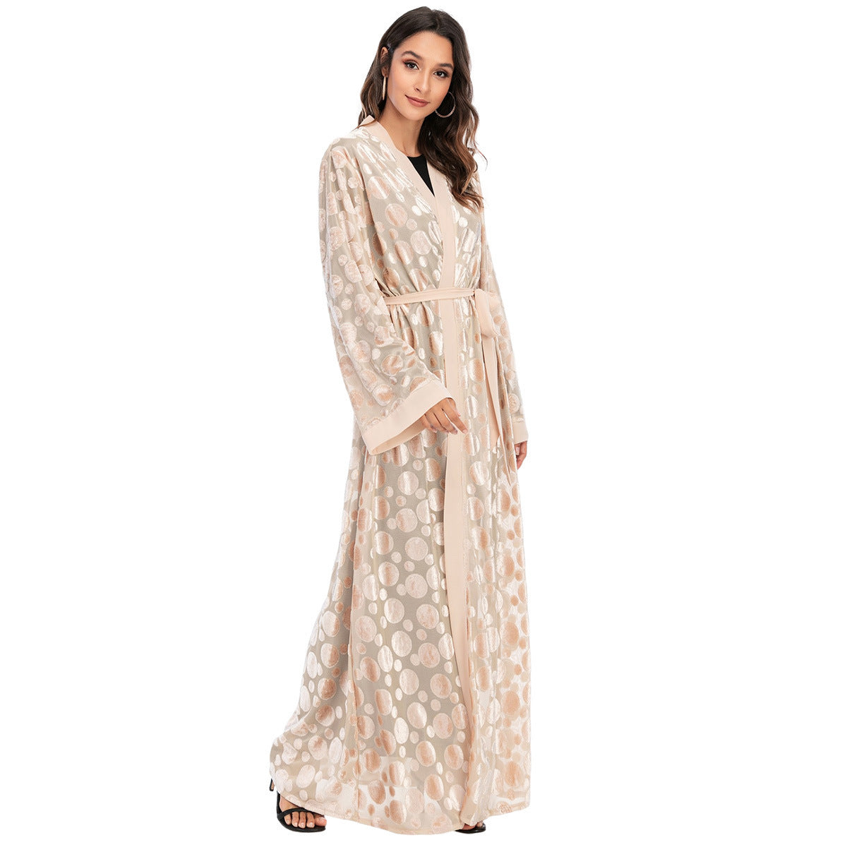 Fashion Hot Selling Dubai Arab Cardigan Robe