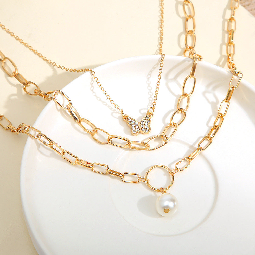 Chain Necklace Multi-layer Twin Necklace Women's Fashion