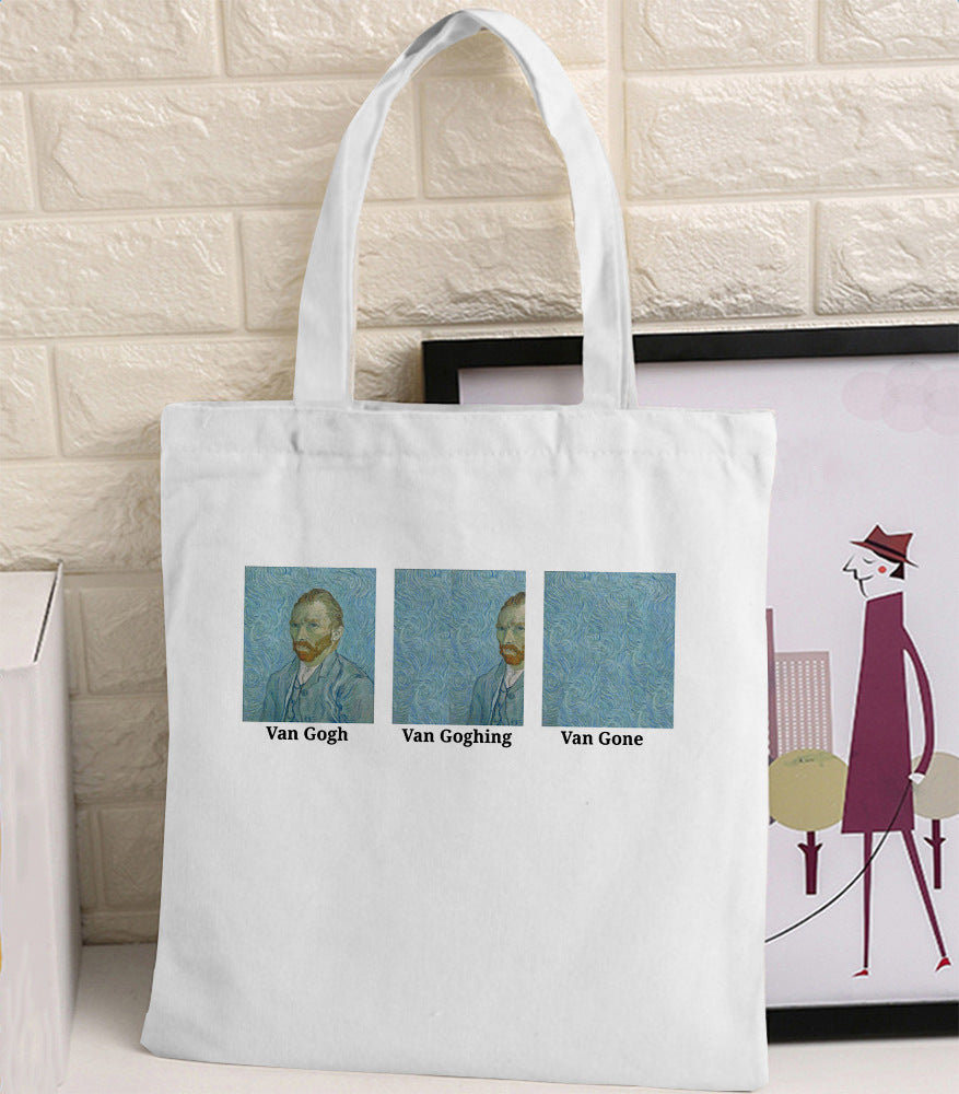 Van Gogh Oil Painting Retro Print Canvas Bag