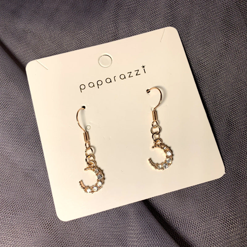 Earrings Stud Earrings Personality Tassel Wild Long Silver Pin Earrings