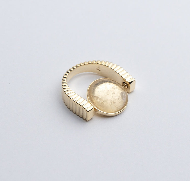 Original Fidget Spinner Rings Natural Stone Rings Replaceable Spinners For Anxiety And Stress Relief Jewelry Gifts