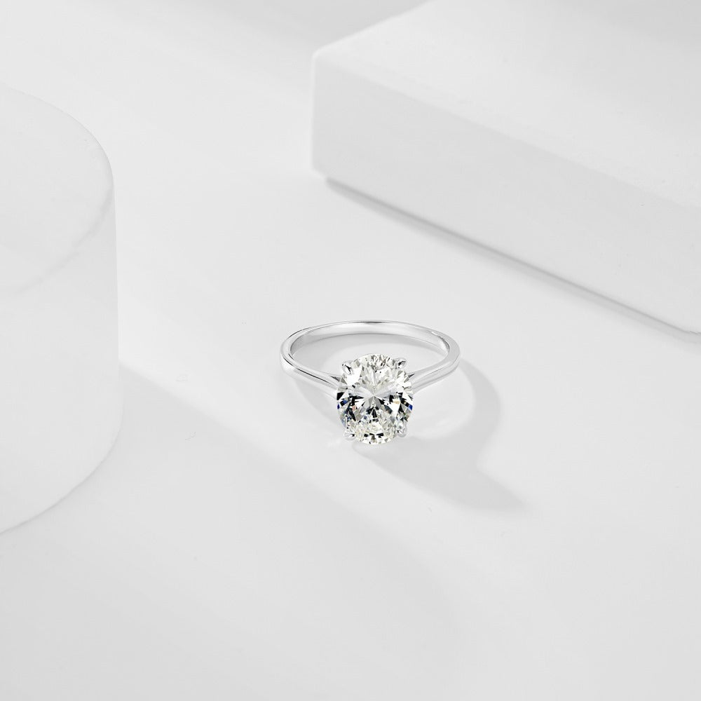 S925 Sterling Silver 5A Zircon Ring For Women