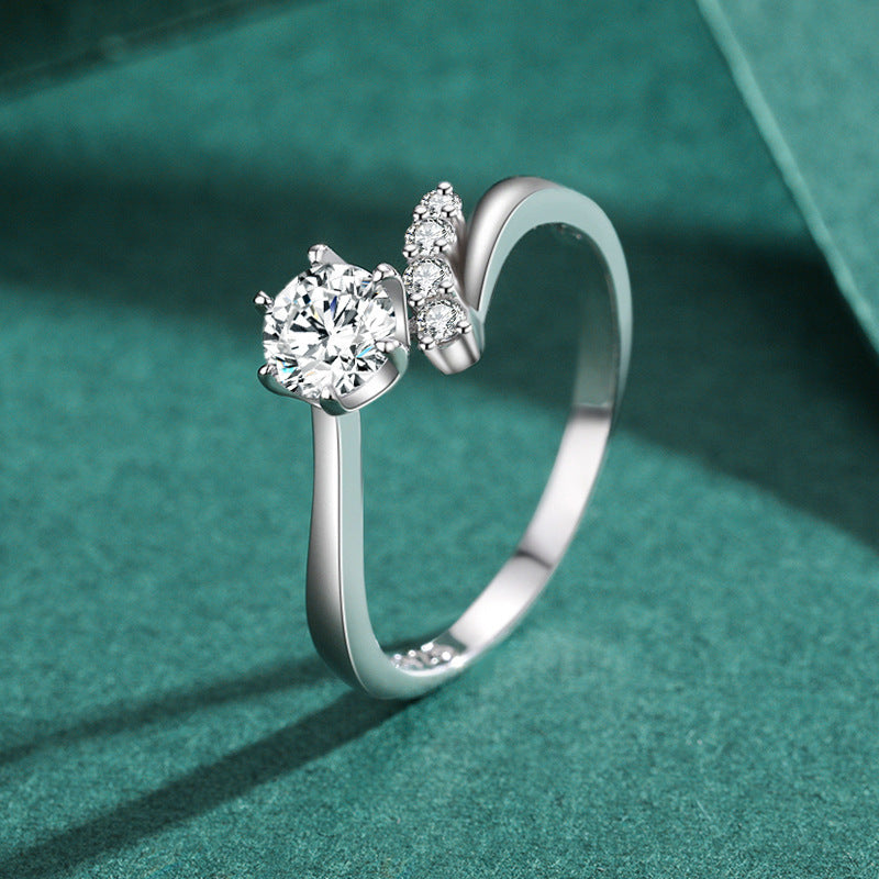 S925 Sterling Silver Niche Design Ring Women
