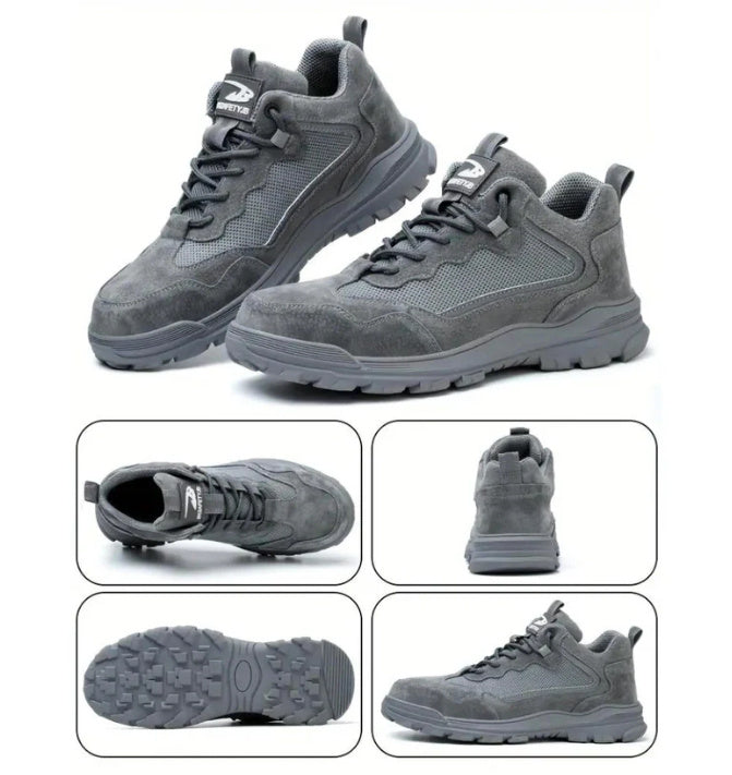 Anti-smash And Stab-proof Labor Protection Shoes Lightweight EVA Soft Sole