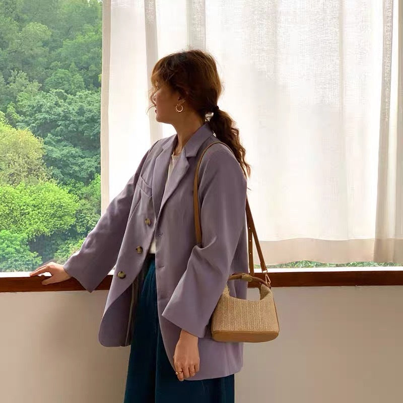 Summer Hand-held Straw Woven Bag