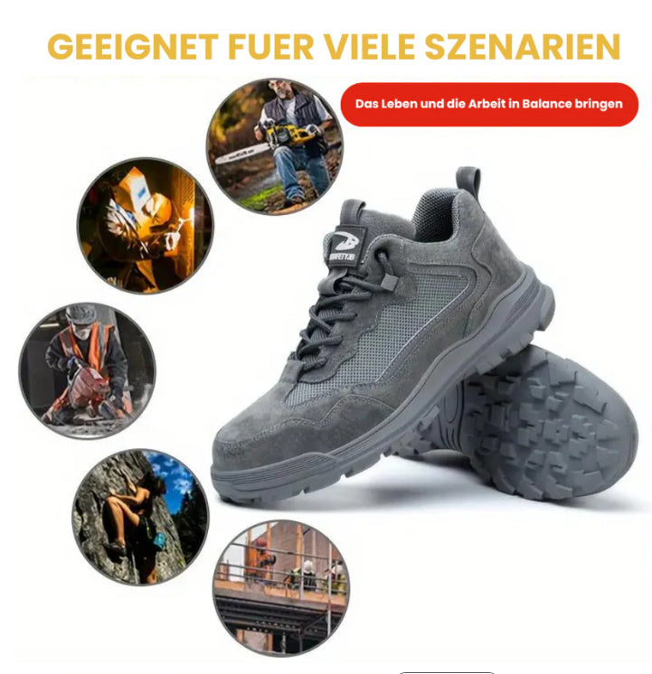 Anti-smash And Stab-proof Labor Protection Shoes Lightweight EVA Soft Sole