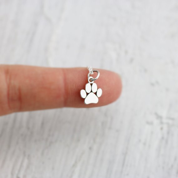 Women's Alloy Necklace Cute Cat Paw Necklace