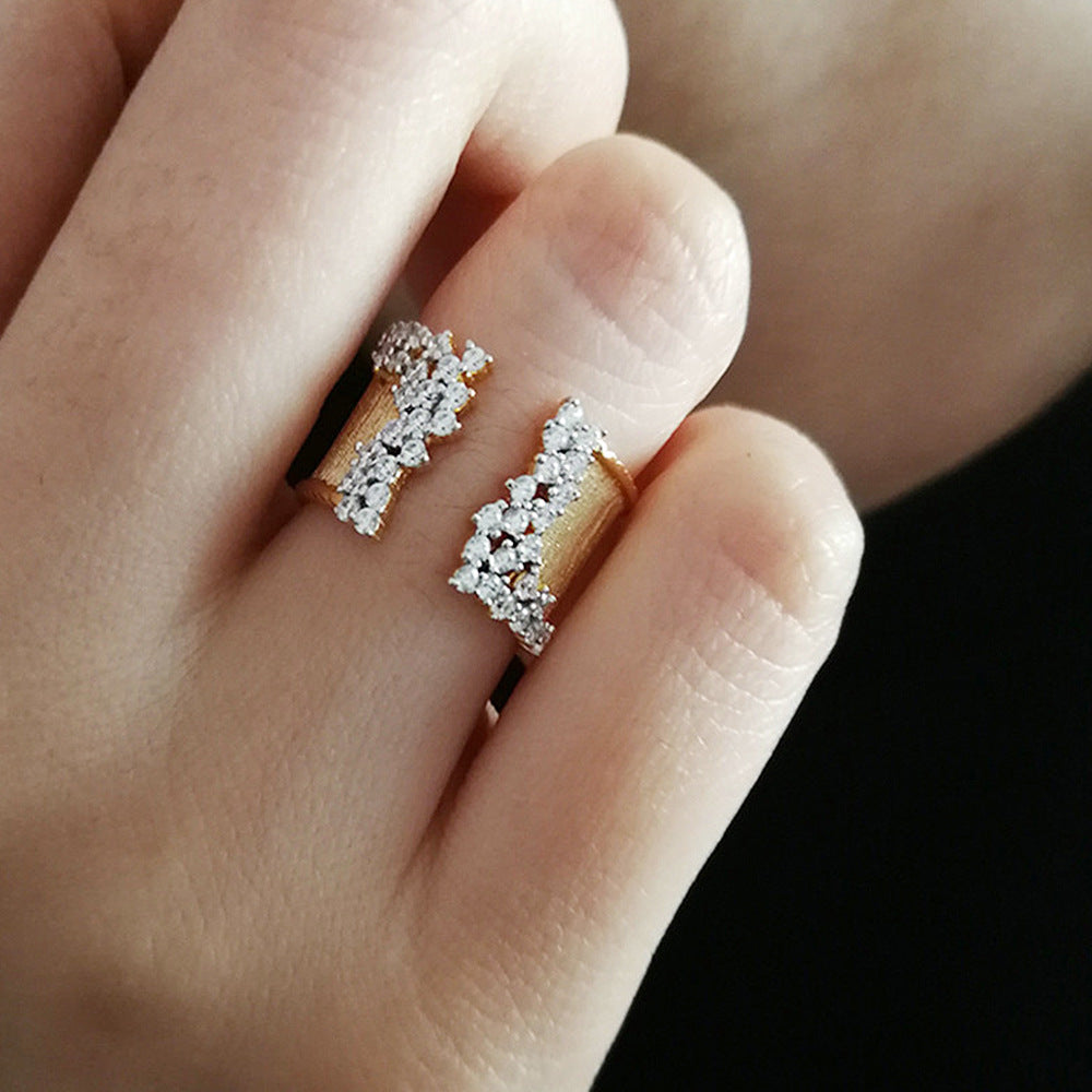 Women's Luxury Micro Set Zircon Ring