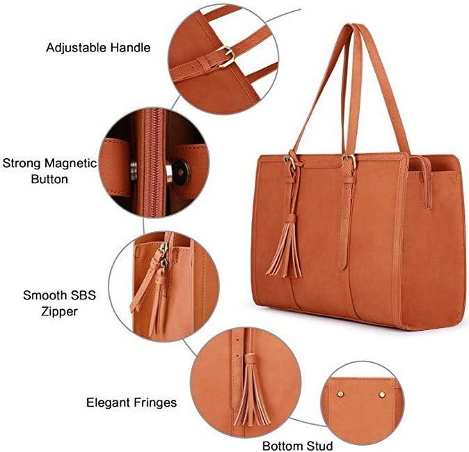 Large capacity pu tote bag