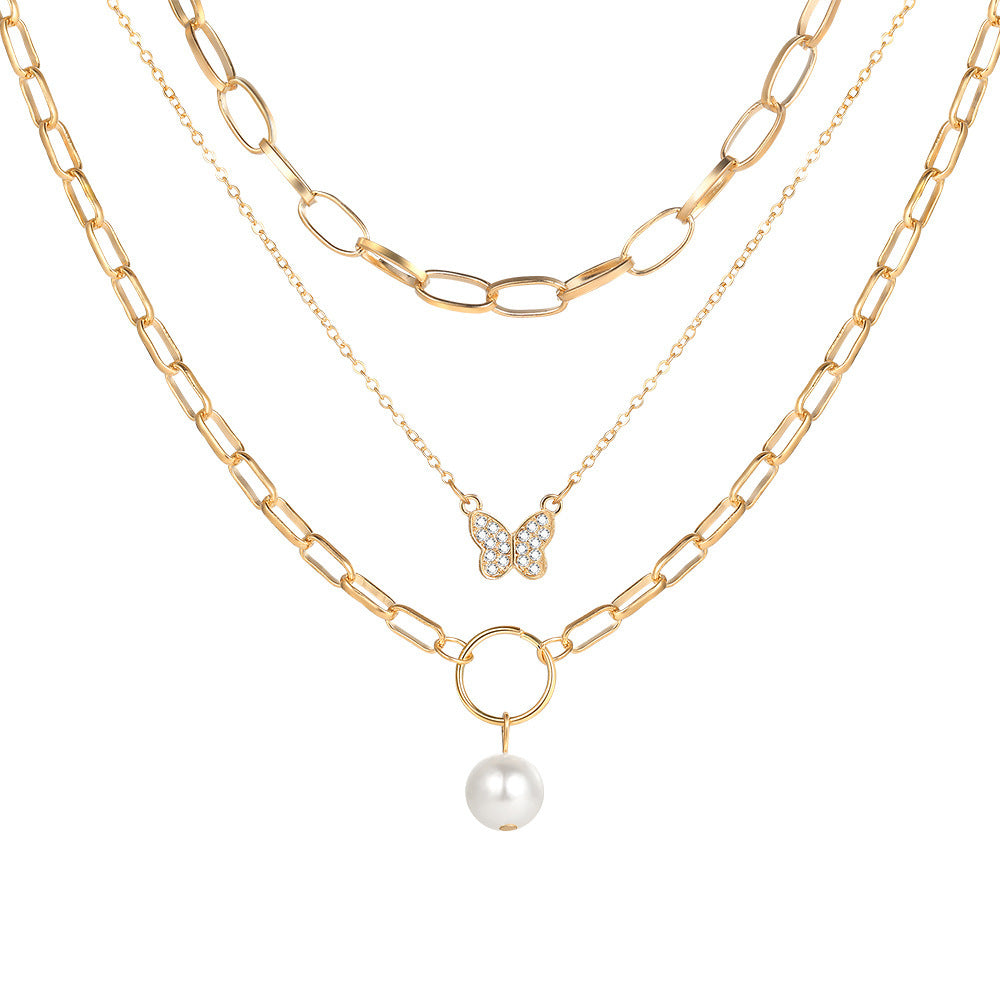 Chain Necklace Multi-layer Twin Necklace Women's Fashion