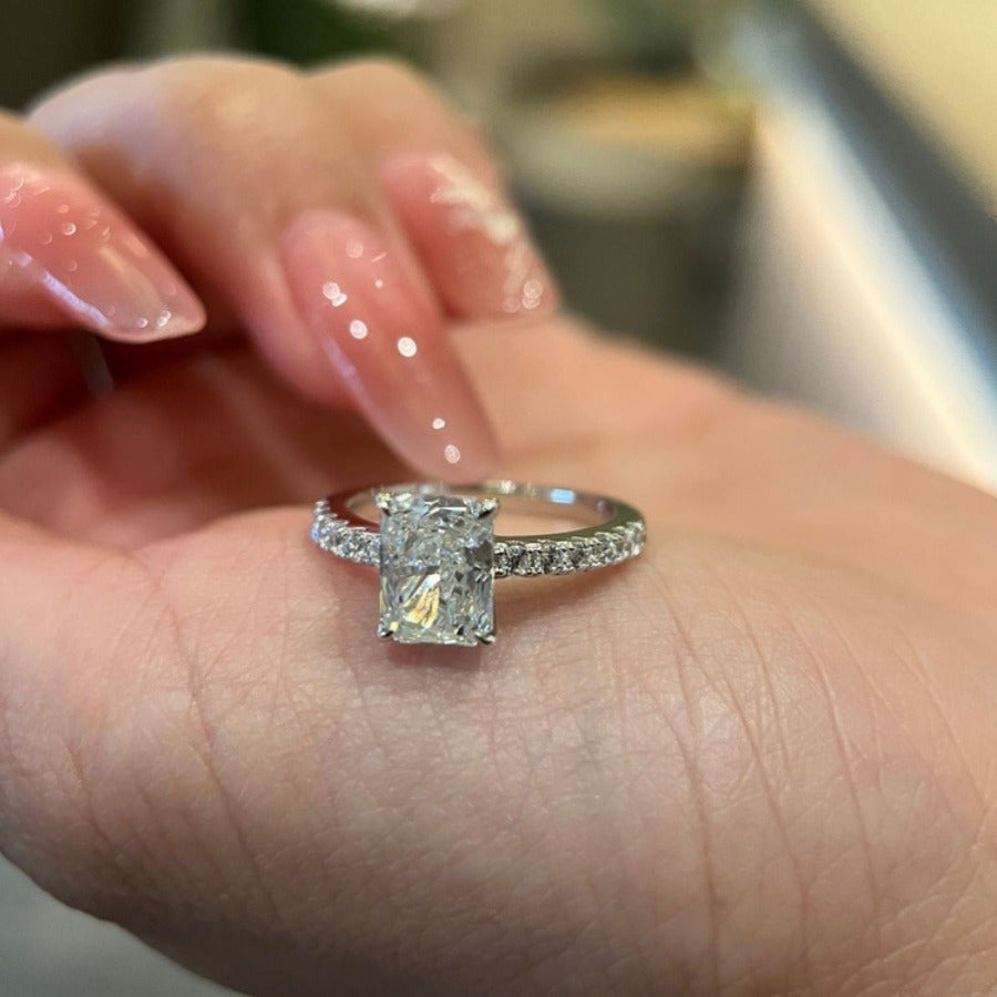 3 Karat Cultivate High Carbon Diamond Adjustable Ring