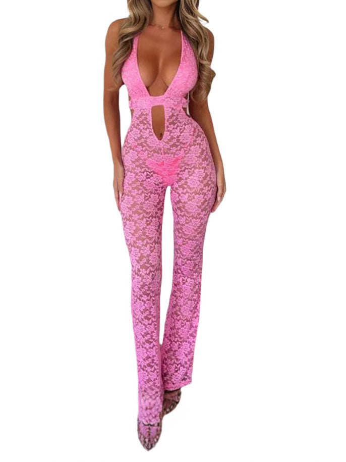 Halter New Women's Micro-pull One-piece Trousers