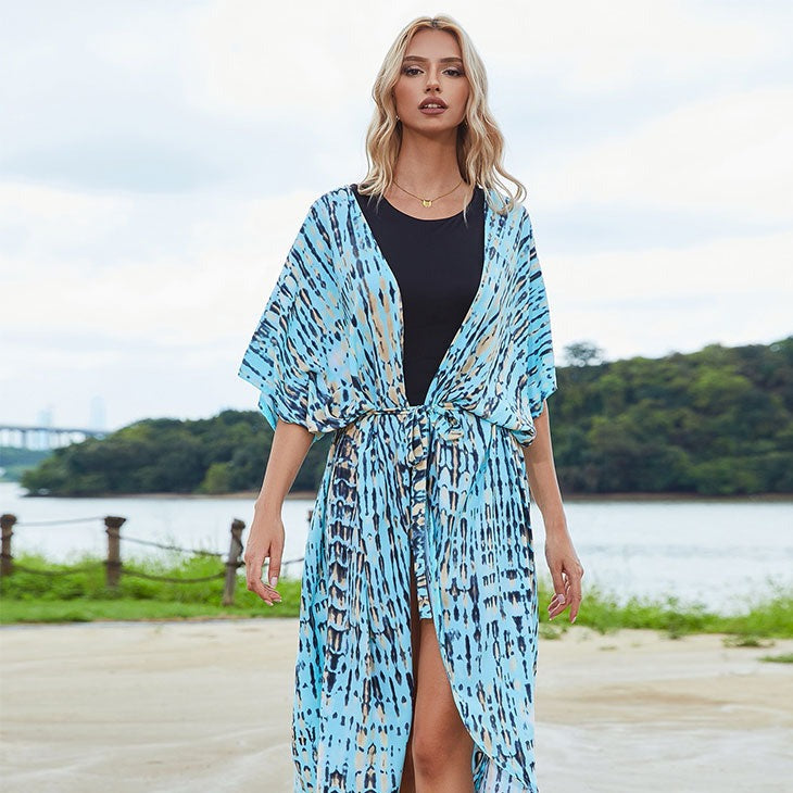 Casual, Beach Cover Up (Light Blue) - Lena™ - Lena