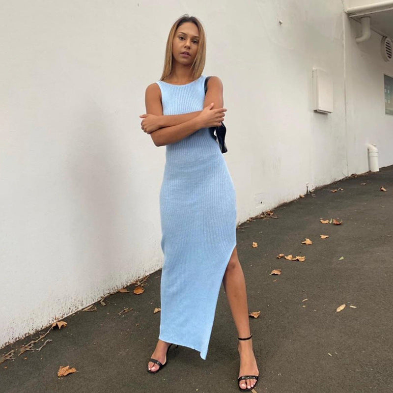 Sexy slingback slim dress