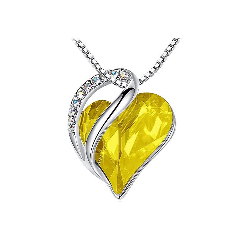 New Hot Sell Heart Shaped Crystal Pendant