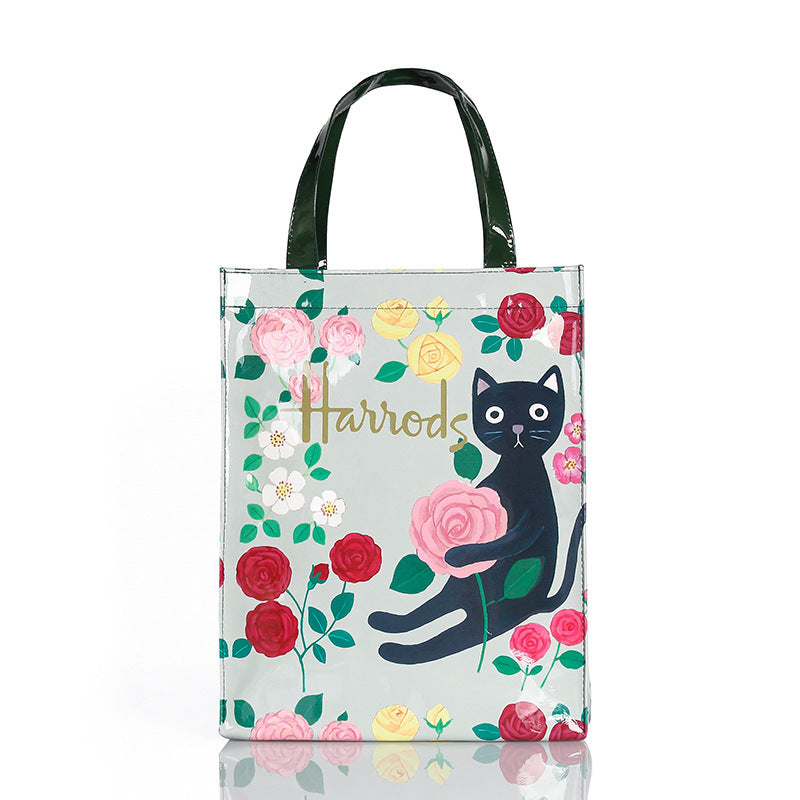 Letter printed handbag