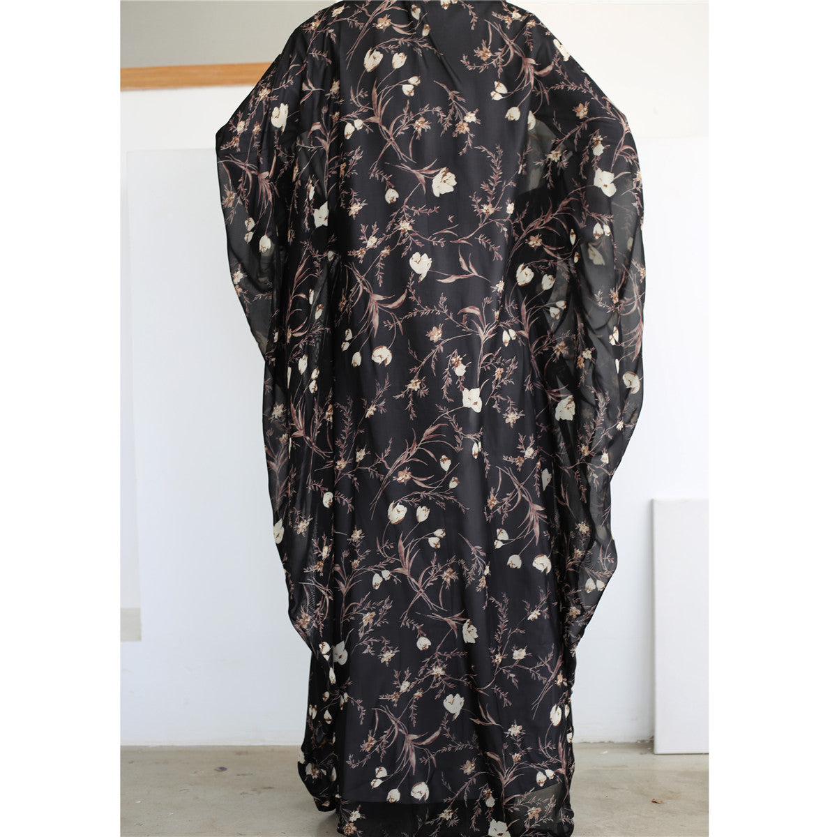 Women's Chiffon Print Robe Dress