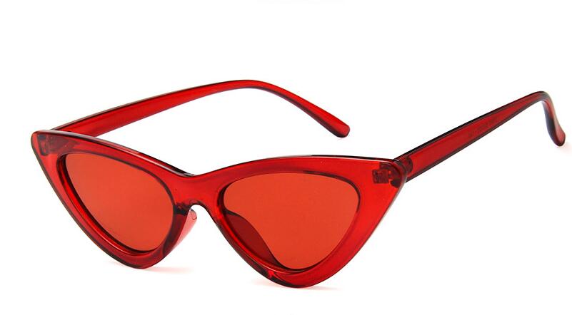 cat eye sunglasses red sunglasses female glasses - Lena