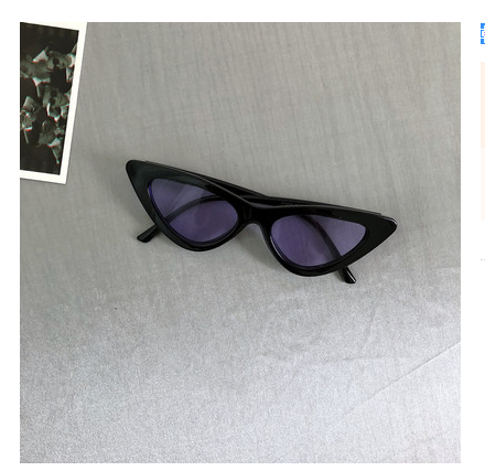 cat eye sunglasses red sunglasses female glasses - Lena