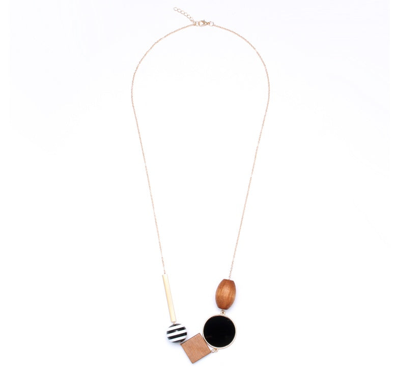 Wood Beads Necklace